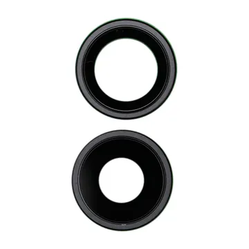 Sapphire Glass Camera Lens & Bezel Set for iPhone 16 & 16 Plus (Black)