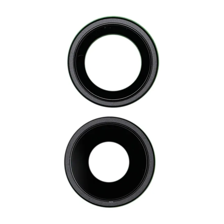 Sapphire Glass Camera Lens & Bezel Set for iPhone 16 & 16 Plus (Black)
