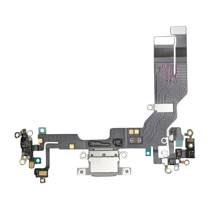 Charge Port Flex for iPhone 16e & 17e (White) (Premium)