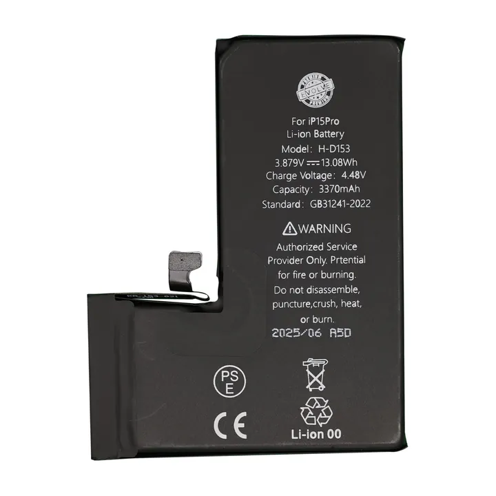Extended Capacity TI Board Battery for iPhone 15 Pro – Evolve