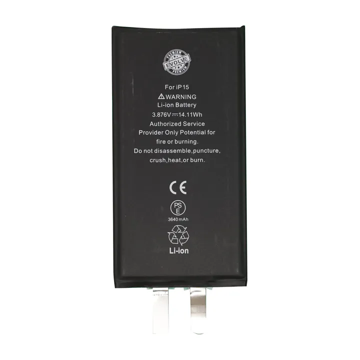 Extended Capacity Core Battery for iPhone 15 – Evolve