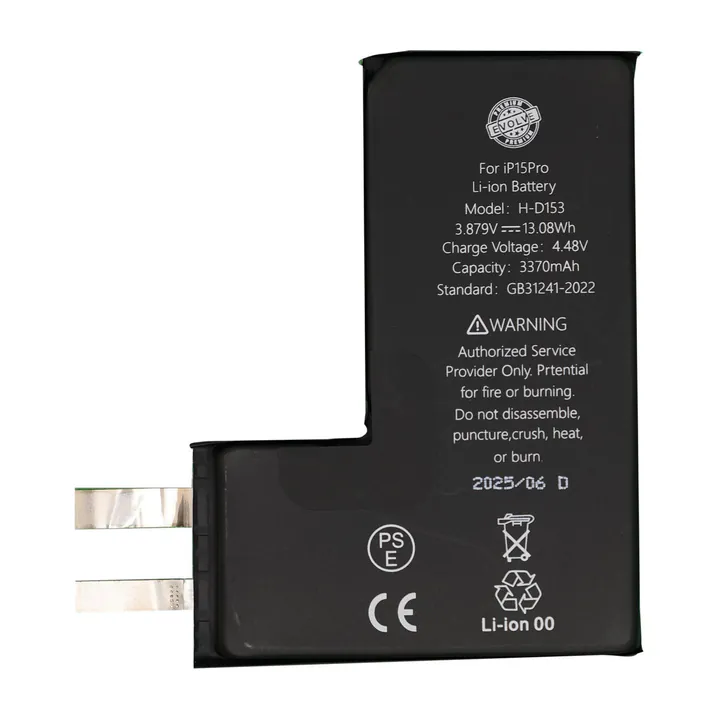 Extended Capacity Core Battery for iPhone 15 Pro – Evolve