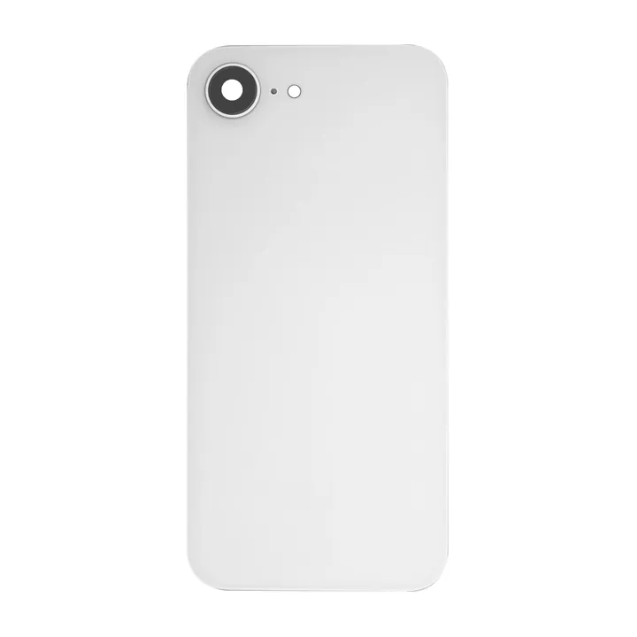 Back Glass, Flash Bracket, & Camera Lens for iPhone 16e (White)