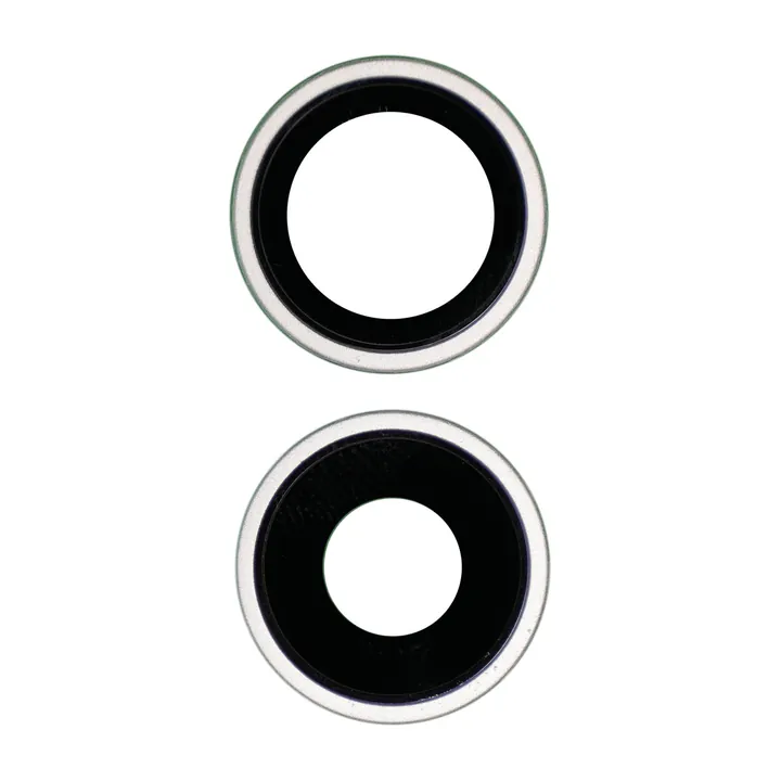 Sapphire Glass Camera Lens & Bezel Set for iPhone 17 (White)