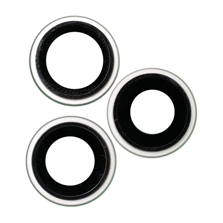 Sapphire Glass Camera Lens & Bezel Set for iPhone 17 Pro & 17 Pro Max (Silver)