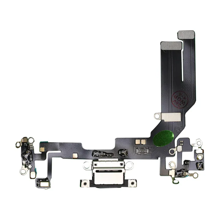 Charge Port Flex for iPhone 16e & 17e (Black) (Aftermarket)
