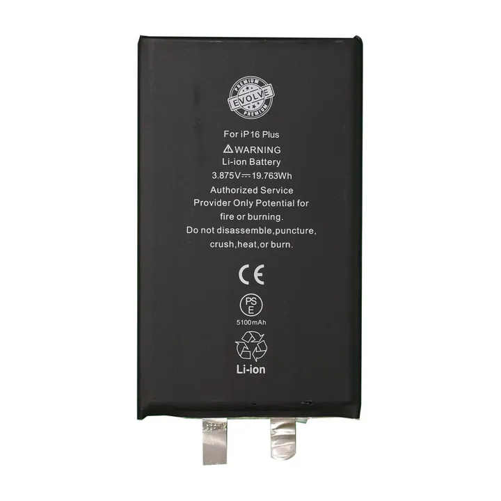 Extended Capacity Core Battery for iPhone 16 Plus – Evolve