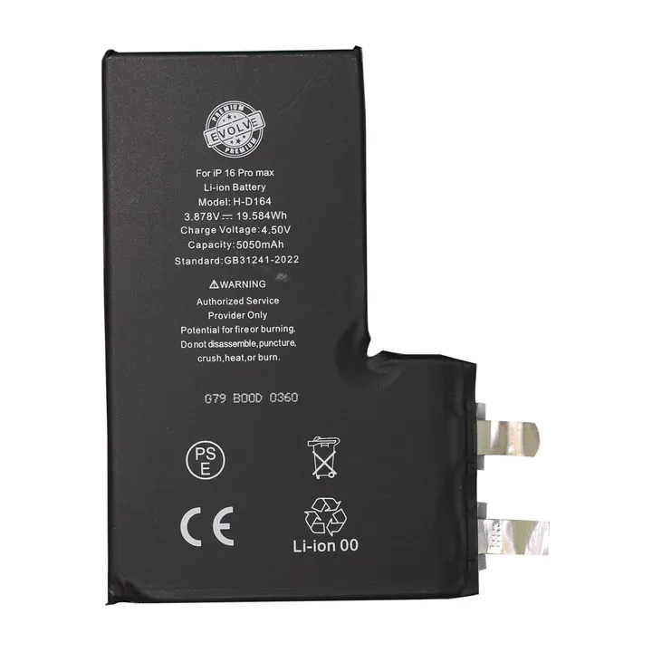 Extended Capacity Core Battery for iPhone 16 Pro Max – Evolve