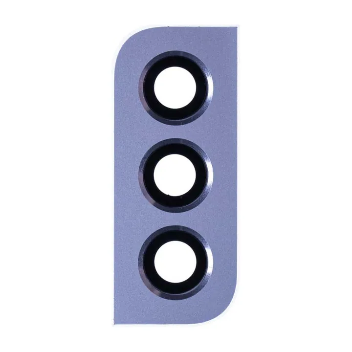 Glass Camera Lenses & Bezel Bracket for Galaxy S22 & S22+ (Phantom White & Sky Blue)