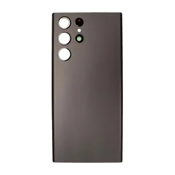 Back Glass & Camera Lenses for Galaxy S22 Ultra (Phantom Black)