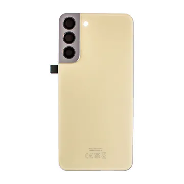 Back Glass & Camera Lenses for Galaxy S22+ (Cream) – OEM Service Pack