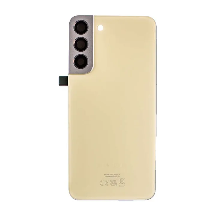Back Glass & Camera Lenses for Galaxy S22+ (Cream) – OEM Service Pack
