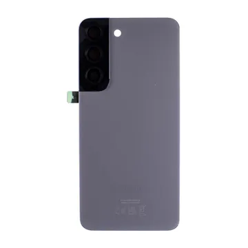 Back Glass & Camera Lenses for Galaxy S22 (Graphite) – OEM Service Pack