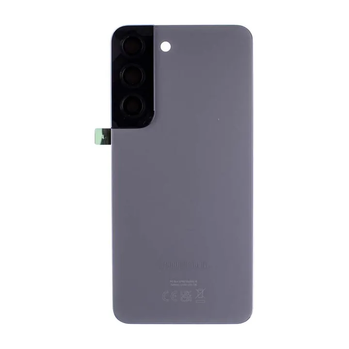 Back Glass & Camera Lenses for Galaxy S22 (Graphite) – OEM Service Pack