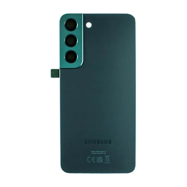 Back Glass & Camera Lenses for Galaxy S22 (Green) – OEM Service Pack