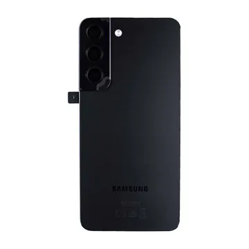 Back Glass & Camera Lenses for Galaxy S22 (Phantom Black) – OEM Service Pack