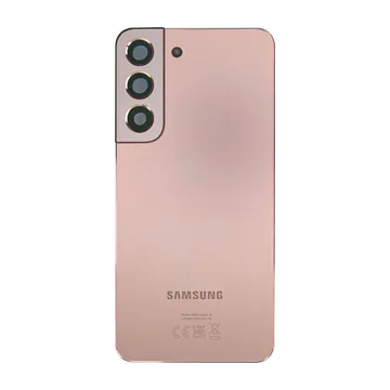 Back Glass & Camera Lenses for Galaxy S22 (Pink Gold) – OEM Service Pack