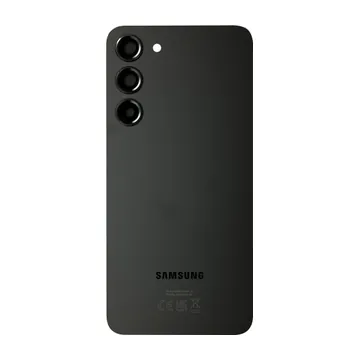 Back Glass & Camera Lenses for Galaxy S23+ (Phantom Black) – OEM Service Pack