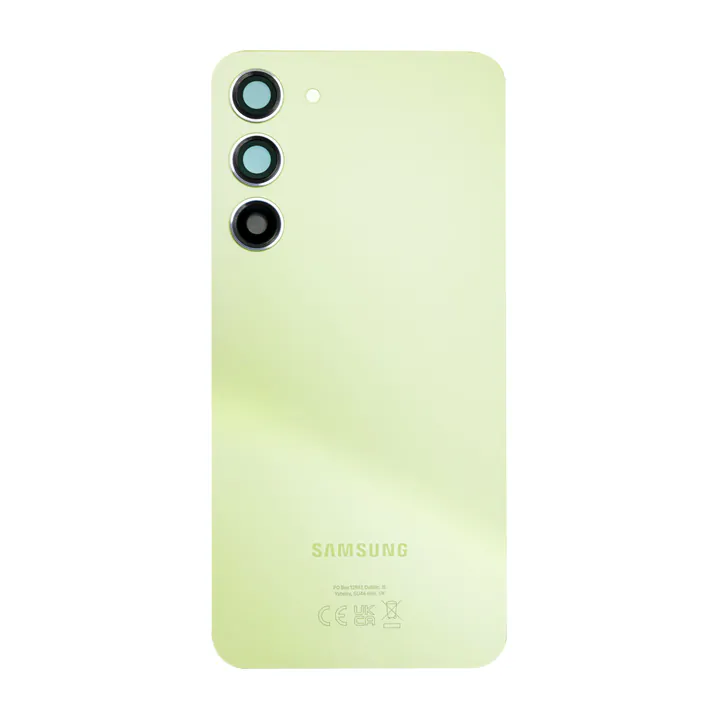 Back Glass & Camera Lenses for Galaxy S23+ (Lime) – OEM Service Pack