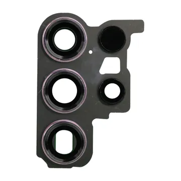 Glass Camera Lenses & Bezel Bracket for Galaxy S23 Ultra (Lavender)
