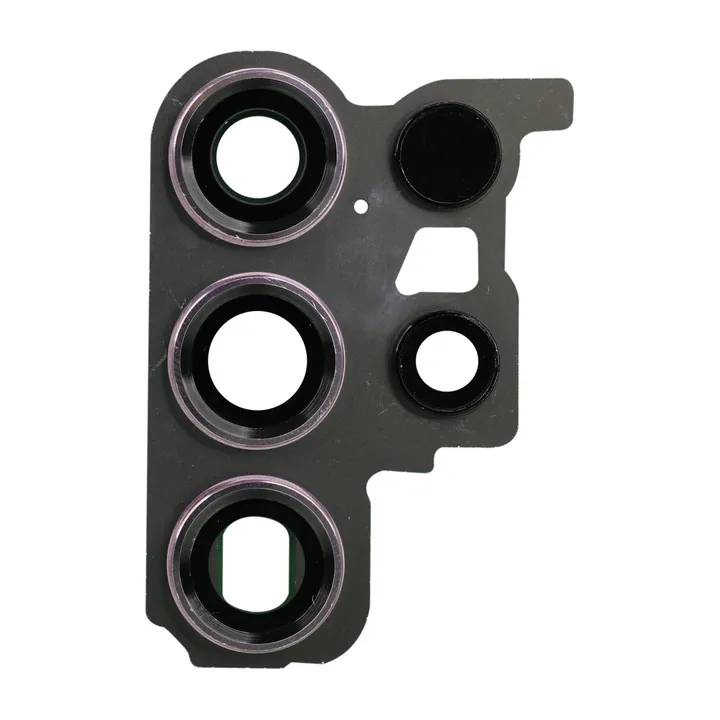 Glass Camera Lenses & Bezel Bracket for Galaxy S23 Ultra (Lavender)