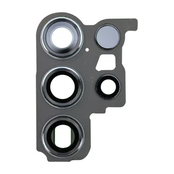 Glass Camera Lenses & Bezel Bracket for Galaxy S23 Ultra (Green)