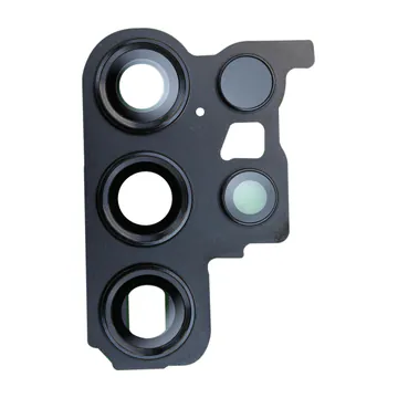 Glass Camera Lenses & Bezel Bracket for Galaxy S23 Ultra (Phantom Black, Red, & Graphite)