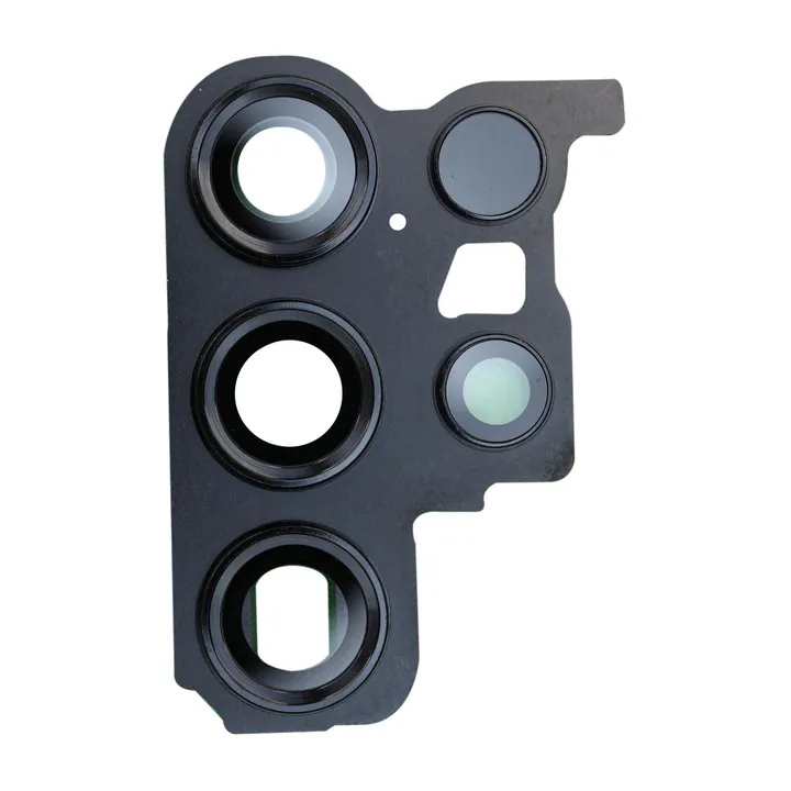Glass Camera Lenses & Bezel Bracket for Galaxy S23 Ultra (Phantom Black, Red, & Graphite)