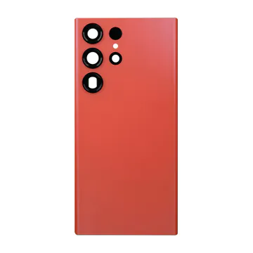 Back Glass & Camera Lenses for Galaxy S23 Ultra (Red)