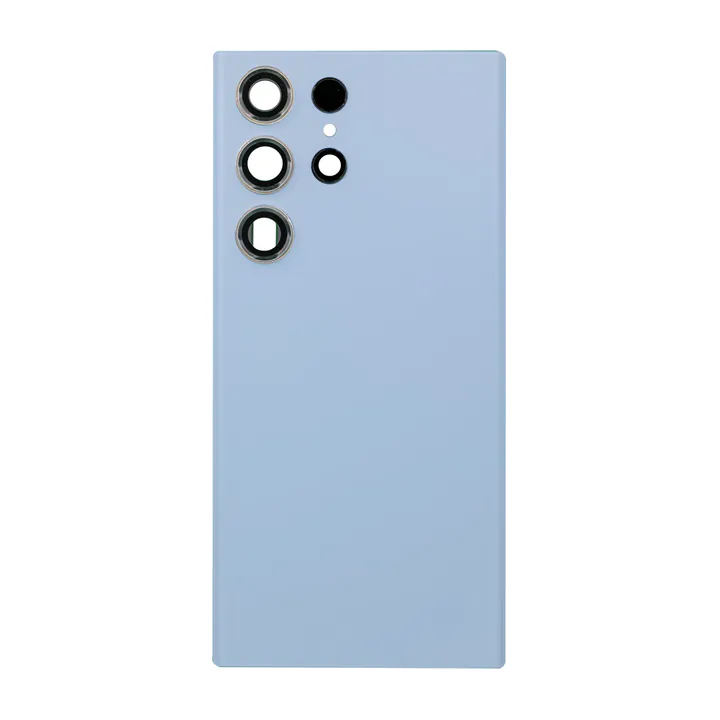 Back Glass & Camera Lenses for Galaxy S23 Ultra (Sky Blue)