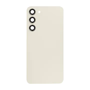 Back Glass & Camera Lenses for Galaxy S23+ (Cream)