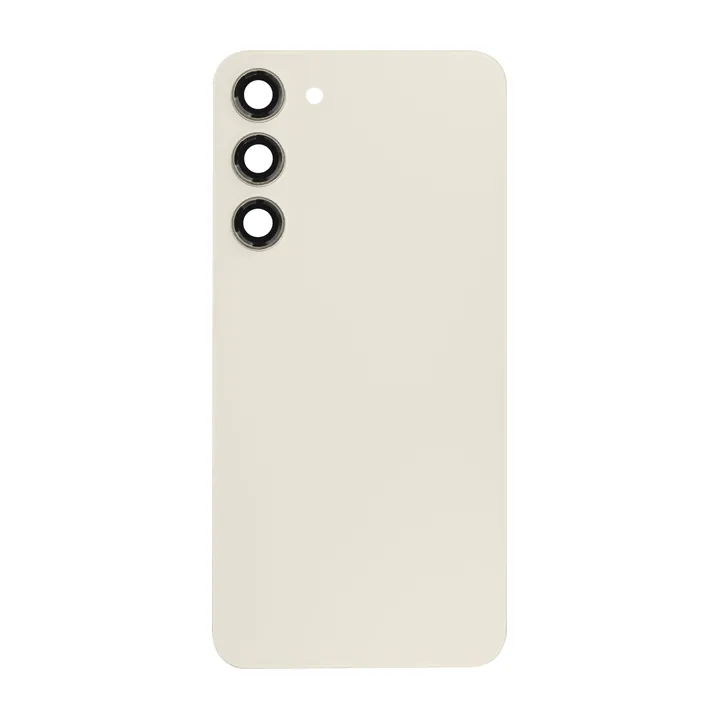 Back Glass & Camera Lenses for Galaxy S23+ (Cream)