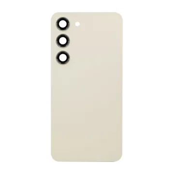 Back Glass & Camera Lenses for Galaxy S23 (Cream)