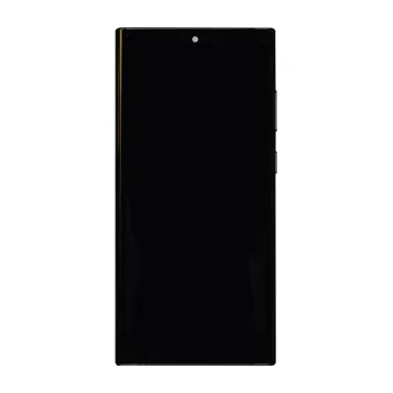 OLED & Frame Assembly for Galaxy S23 Ultra (Phantom Black) (Aftermarket)