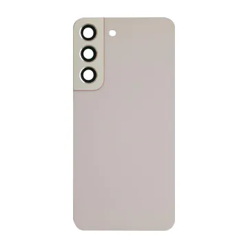 Back Glass & Camera Lenses for Galaxy S22 (Pink Gold)