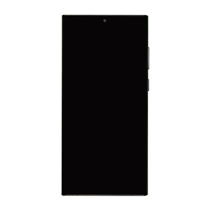 OLED & Frame Assembly for Galaxy S22 Ultra (Phantom Black) (Premium)