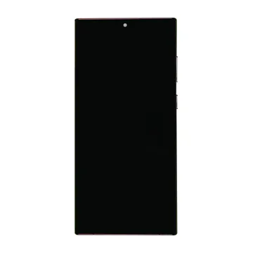 OLED & Frame Assembly for Galaxy S22 Ultra (Burgundy) (Premium)