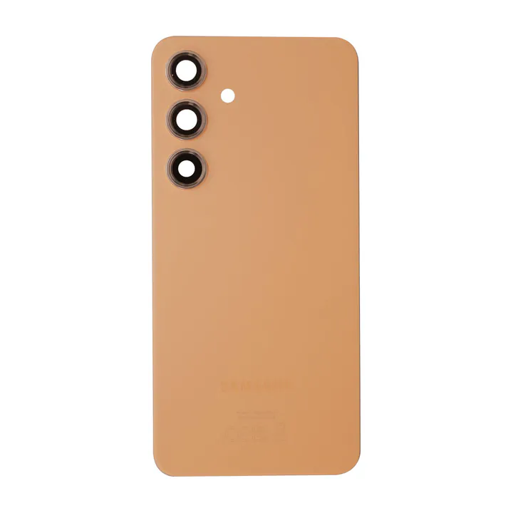 Back Glass & Camera Lenses for Galaxy S24 (Sandstone Orange) – OEM Service Pack