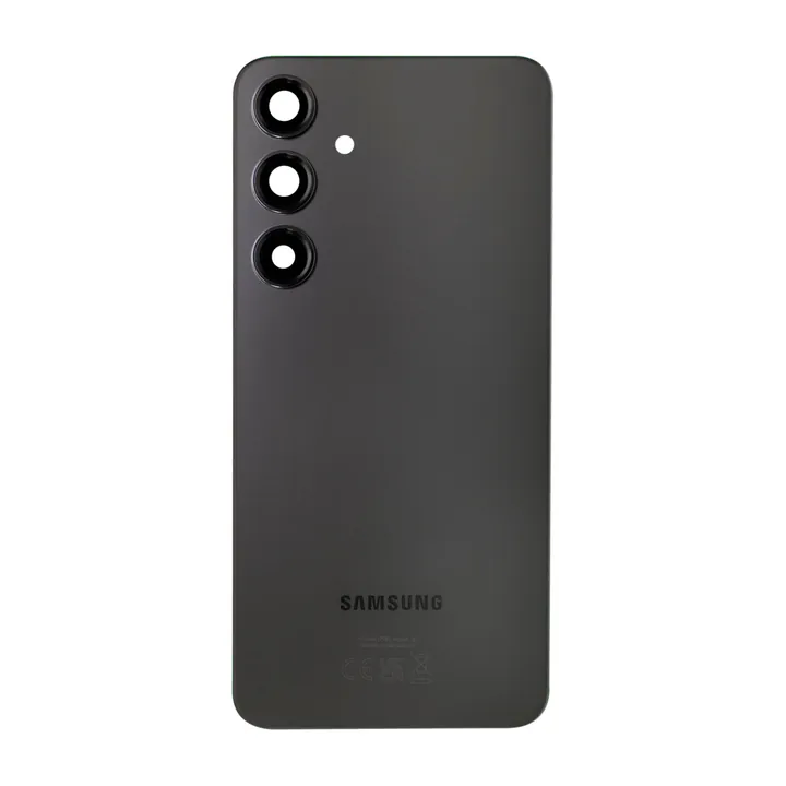 Back Glass & Camera Lenses for Galaxy S24+ (Onyx Black) – OEM Service Pack