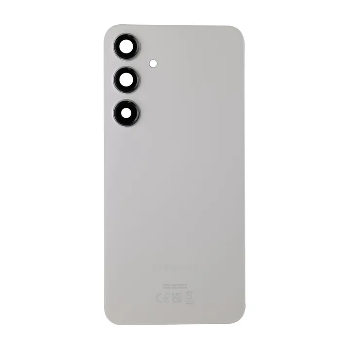 Back Glass & Camera Lenses for Galaxy S24+ (Marble Gray) – OEM Service Pack
