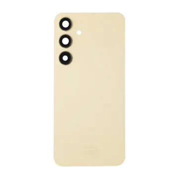 Back Glass & Camera Lenses for Galaxy S24+ (Amber Yellow) – OEM Service Pack