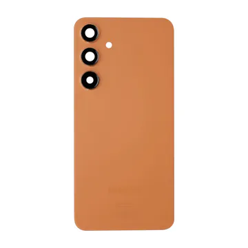 Back Glass & Camera Lenses for Galaxy S24+ (Sandstone Orange) – OEM Service Pack