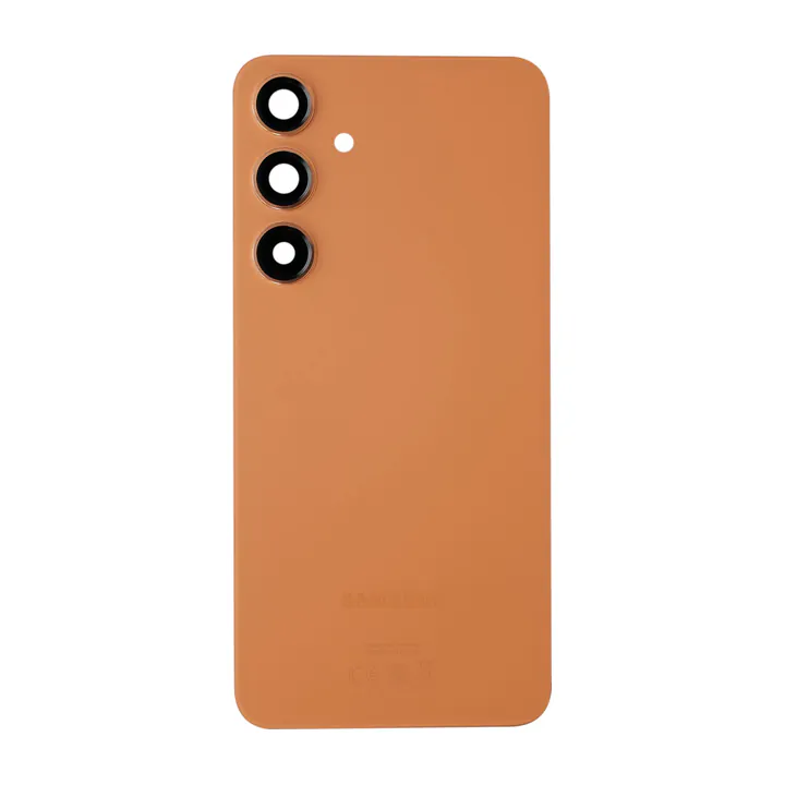 Back Glass & Camera Lenses for Galaxy S24+ (Sandstone Orange) – OEM Service Pack