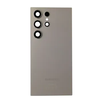 Back Glass & Camera Lenses for Galaxy S24 Ultra (Titanium Gray) – OEM Service Pack