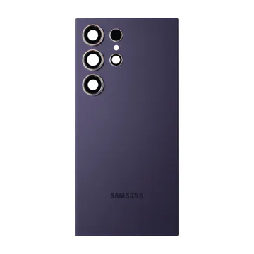 Back Glass & Camera Lenses for Galaxy S24 Ultra (Titanium Violet) – OEM Service Pack