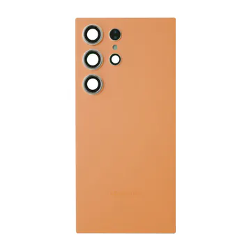 Back Glass & Camera Lenses for Galaxy S24 Ultra (Titanium Orange) – OEM Service Pack