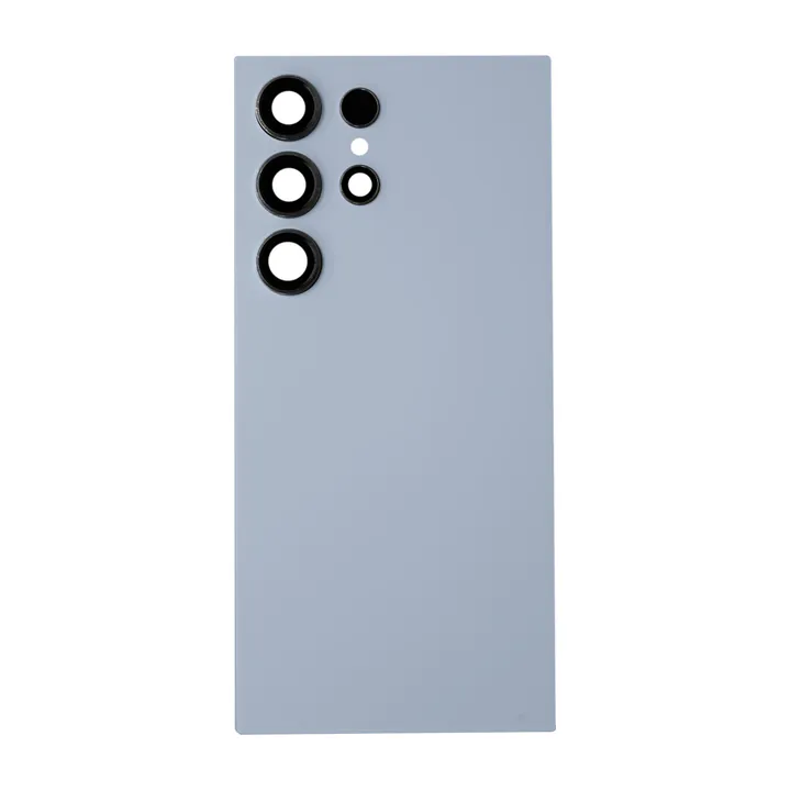 Back Glass & Camera Lenses for Galaxy S24 Ultra (Titanium Blue) – OEM Service Pack