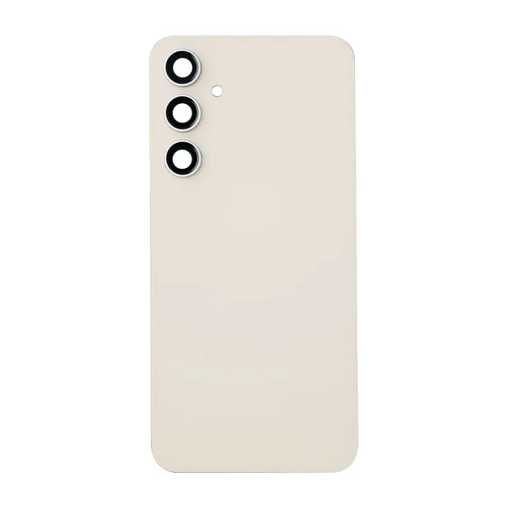 Back Glass & Camera Lenses for Galaxy S23 FE (Cream)