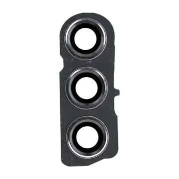 Glass Camera Lenses & Bezel Bracket for Galaxy S24 (Onyx Black)