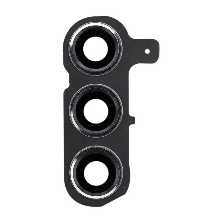 Glass Camera Lenses & Bezel Bracket for Galaxy S24+ (Onyx Black)